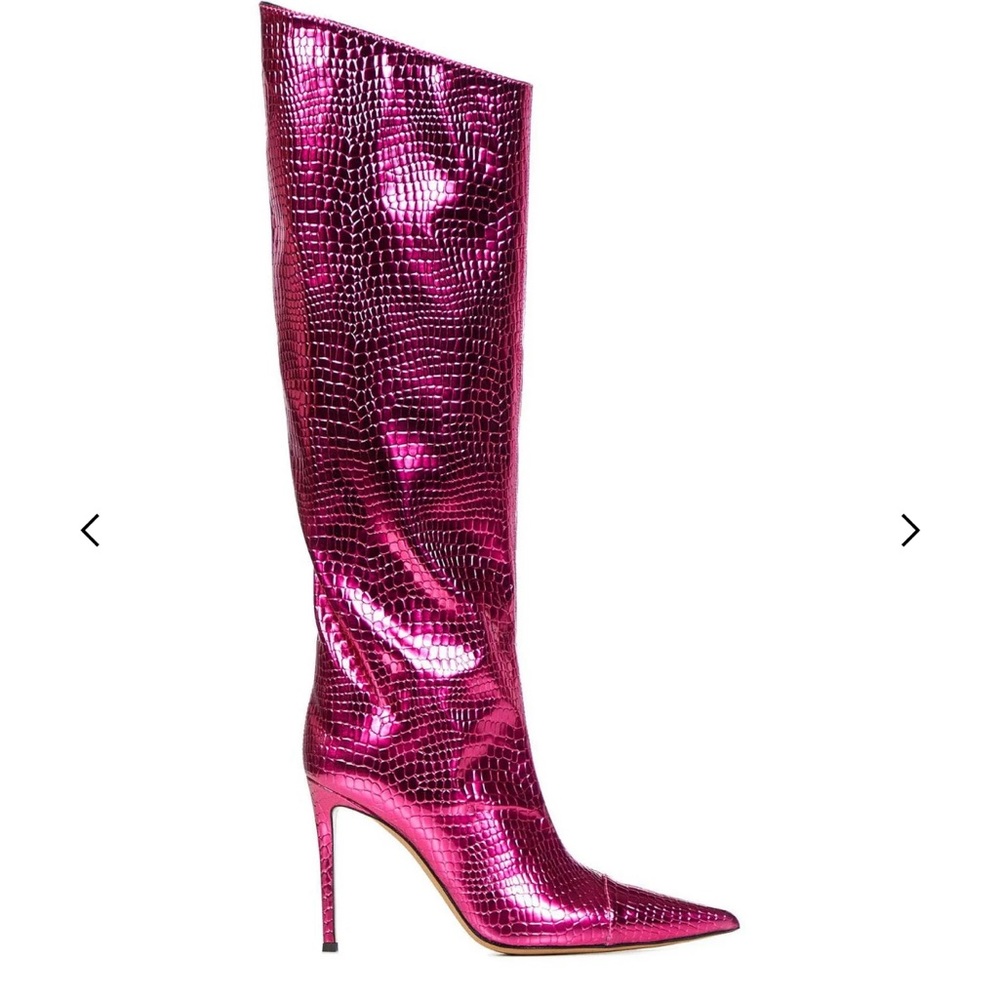 Alexandre Vauthier Embossed Heeled Boots